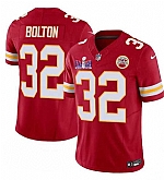 Men & Women & Youth Kansas City Chiefs #32 Nick Bolton Red F.U.S.E. Super Bowl LVIII Patch Vapor Untouchable Limited Jersey,baseball caps,new era cap wholesale,wholesale hats
